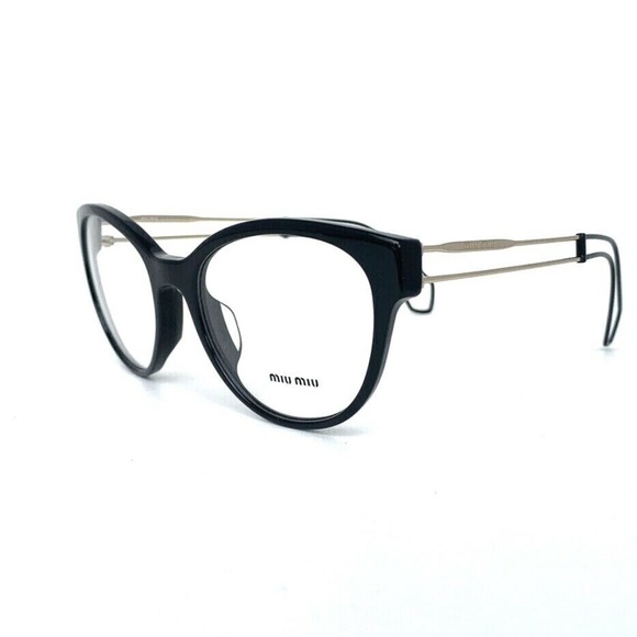 New MIU MIU Frames Black Acetate Women VMU 03P-A